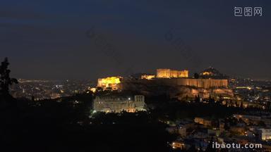 帕特农神庙卫城雅典具有里程碑意义的